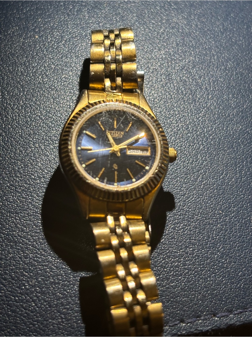 Citizen Gold and Blue Classic
Ladies’s Bracelet Watch
